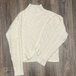 Cozy Cream Cable Knit Sweater